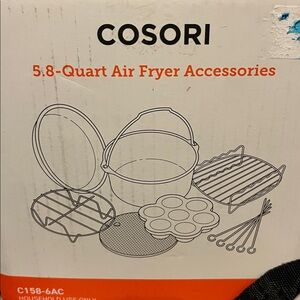 Cosori C158-6AC Accessories for 5.8qt Air Fryer Set of 6 NOB